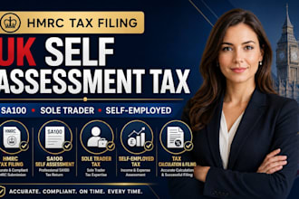 file UK self assessment tax return sa100 for sole traders and self employed