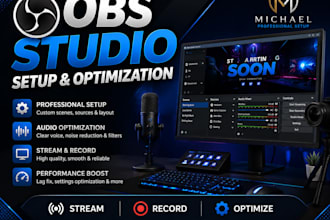 set up and optimize obs studio for streaming, recording and live production