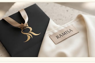 premium brand identity with logo and guidelines