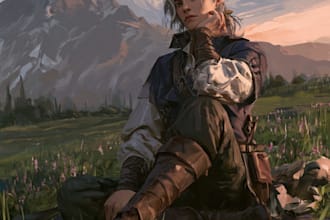 draw your dnd character portrait