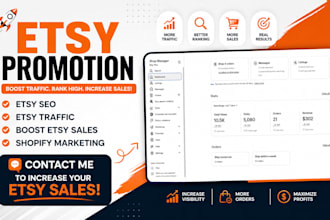 do etsy promotion, etsy SEO, etsy traffic, boost etsy sales, shopify marketing