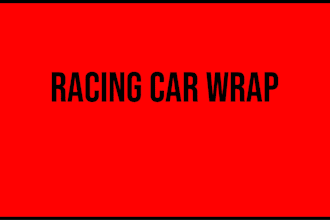 draw racing car wrap , boat wrap , rally car wrap and livery