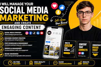 manage your social media marketing and create engaging content