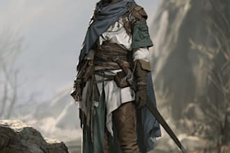 create your dnd or fantasy rpg character art