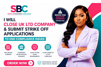 close uk ltd company and submit strike off applications to end compliance issues