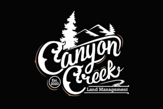 design rural real estate management company logo