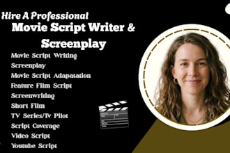 do script writing screenplay writing, movie script tv series script coverage