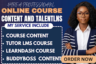 setup course content on talentlms, learnworld,  moodle and wordpress lms