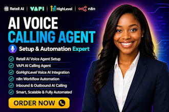 setup retell ai voice agent vapi ai calling agent gohighlevel voice ai agent n8n