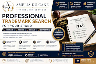conduct a professional trademark search for your brand