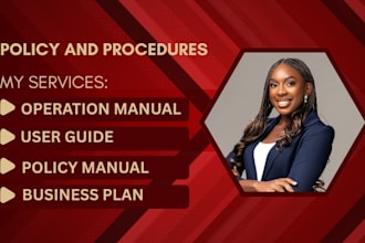 write professional sops, policies, and operations manuals