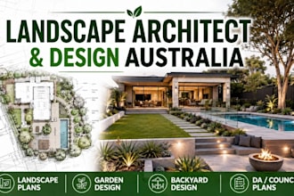 australia landscape garden design architect backyard design plans