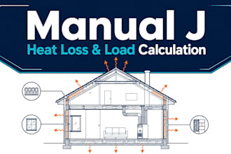 do manual j heat loss and load calculation for hvac sizing
