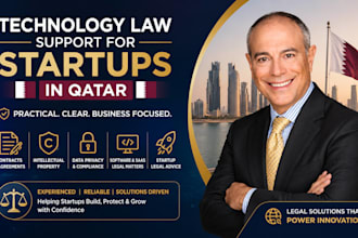 assist with technology law matters for startups in qatar