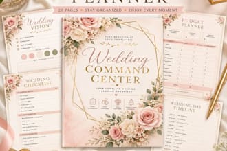design beautiful custom printable planners and trackers