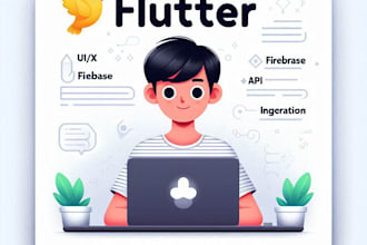develop custom ios and android mobile apps using flutter