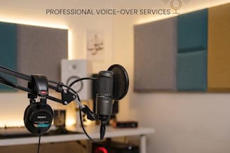 record a professional arabic and english voice over