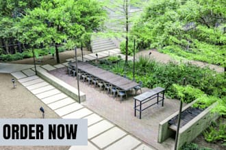 render your landscape plan for presentations and property marketing