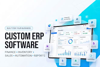 build a custom erp system and business management software
