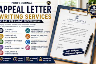 write financial aid, university, college and academic appeal letters