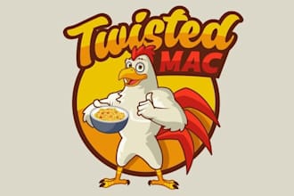 design custom mac cheese truck theme logo