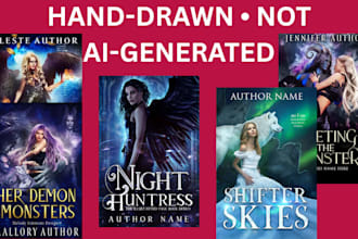 do paranormal romance urban fantasy dark fantasy romantasy book cover for author