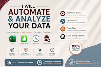 automate excel spreadsheet work, apple numbers with formulas, power query