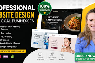 diseñar una página web profesional para tu negocio local