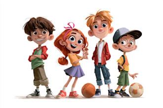 illustrate children book illustration, kids book