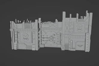 3d design warhammer or dnd terrain for your game