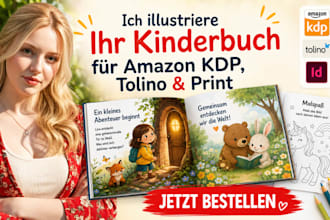 illustriere ihr kinderbuch fur amazon KDP, tolino und print
