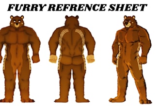 create furry reference sheet fursona ref sheet anthro furry ref sheet furry oc