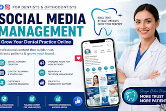 manage social media for dentists dental clinics and orthodontists