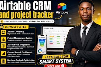 build airtable database automation CRM softr systems project tracker