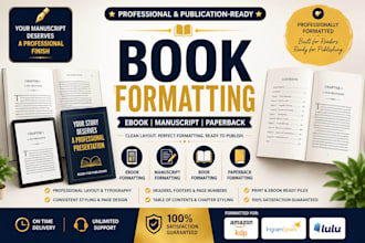 ebook formatting, manuscript formatting, book formatting, paperback formatting