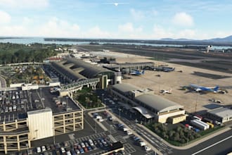 remodel 3d airport, runway, msfs2024, custom liveries, scenery, control tower