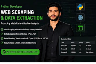 scrape real estate listings and deliver clean data in excel