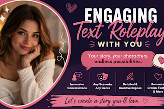 do engaging text roleplay with you