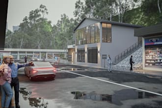 do exterior design house and commercial