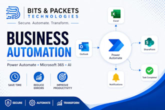 provide power automate and microsoft 365 automation support