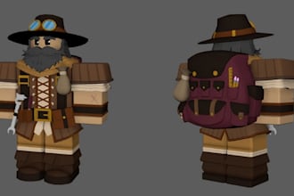 create stylized low poly roblox characters roblox avatar and npcs