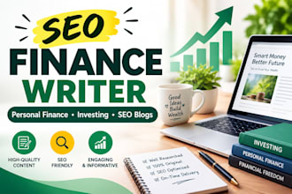 write SEO finance articles and personal finance blog posts