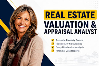 do property valuation, real estate, business, 409a, arv, and bpo reports as CPA