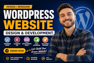 develop a fast loading responsive SEO friendly wordpress website