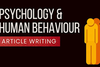 write engaging psychology and human behavior articles
