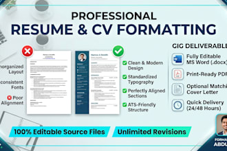 proofread and improve your word document, report, or assignment