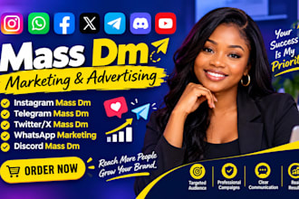 do instagram mass dm, discord mass dm, facebook, telegram and whatsapp mass dm