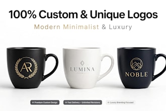 design modern minimalist luxury  logo design