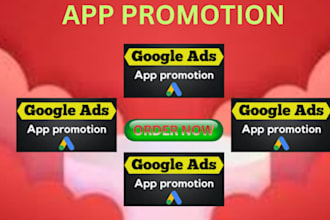 do android  app promotion, game promotion, app installs publish app