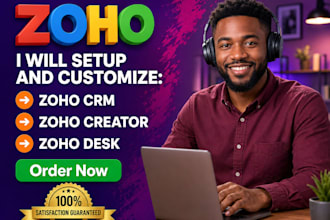 fix zoho crm setup creator desk apps portal automation reports api integration